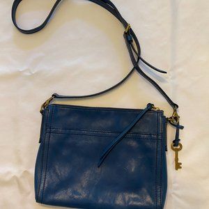 Fossil Blue Crossbody Bag